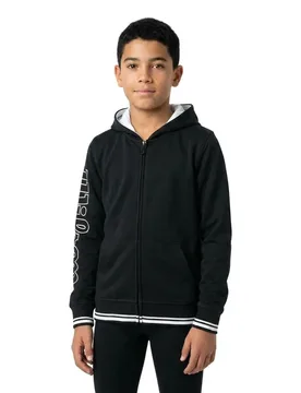 Team Full Zip Sweatshirt Black M - Wilson - FashionsVida