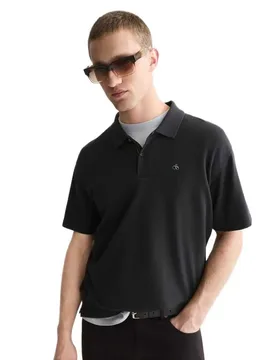Polo à Manches Courtes 183793 Relaxed Fit Meteorite L - Scotch & Soda - FashionsVida