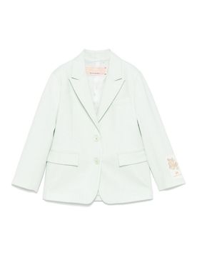 Elisabetta Franchi Blazer Con Logo