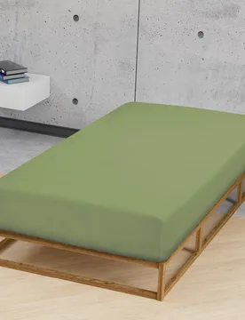 Jersey-Elastic-Spannbetttuch fichte, 1x 120x200 cm - 130x220 cm - Biberna - FashionsVida