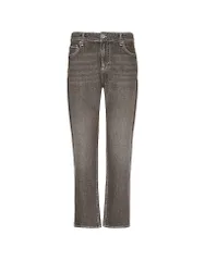 Jeans Straight Fit 7/8 MADISON marrone 42