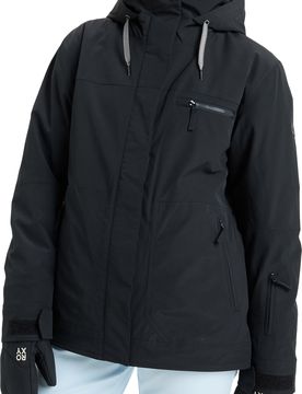 Leichte Skijacke Brylee Jacket True Black für Damen Größe L schwarz