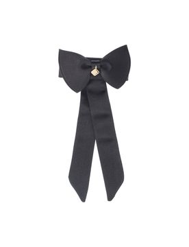 Feminine Silk & Viscose Accessory with Brass and Leather Details