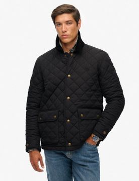 Para hombre. M5012270A Chaqueta Quilted Estate Coach (L), Casual, Poliéster