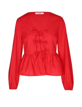Marc O' Polo Blusenshirt rot S damen - Marc O'Polo - FashionsVida