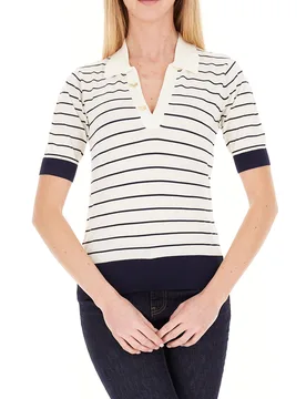 Maglia scollo V SPORT BIANCO M - Liu jo - FashionsVida