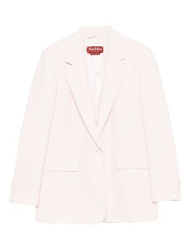 Cady Blazer with Vertical Side Stitching and Welt Pockets