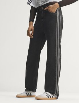 PANTALONI IN DENIM FIREBIRD MID RISE STRAIGHT 28-32 True Black Denim