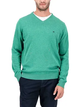 Maglione Con Scollo A V 11211 Grass Green M