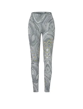 Damen Yogatight Puja grau XS W - SPIRIT OF OM - FashionsVida