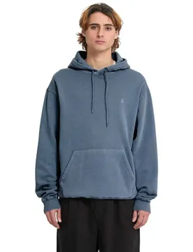 Felpa Con Cappuccio Single Stone Pw Blue Wash S
