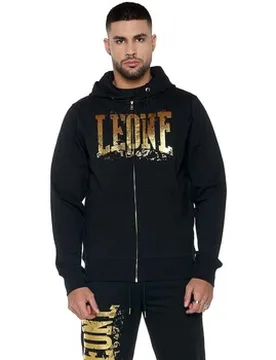 Kapuzensweaters Man Hoody Full Zip Authentic Gold Eu Xxl;Eu M Male - Leone 1947 - FashionsVida