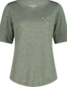 CMP T-Shirt Damen T-Shirt, grün 42 - CMP - FashionsVida