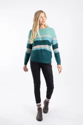 Chiltern Womens Intarsia Knitted Jumper - - Size: 12