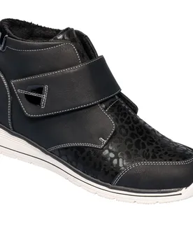 Komfort-Wärmestiefelette „Leo“ schwarz 40 Damen - wonderwalk - FashionsVida