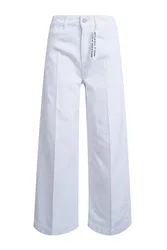 WIDELEG DENIM PANTS female
