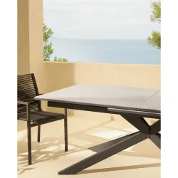 Mesa de jardín extensible Laguna