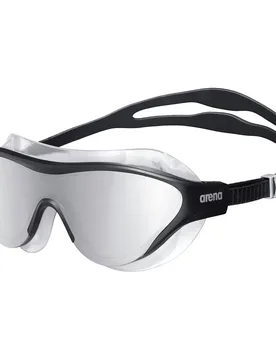 The One Mirror Swimming Mask Silver / Black One Size unisex - Arena - FashionsVida
