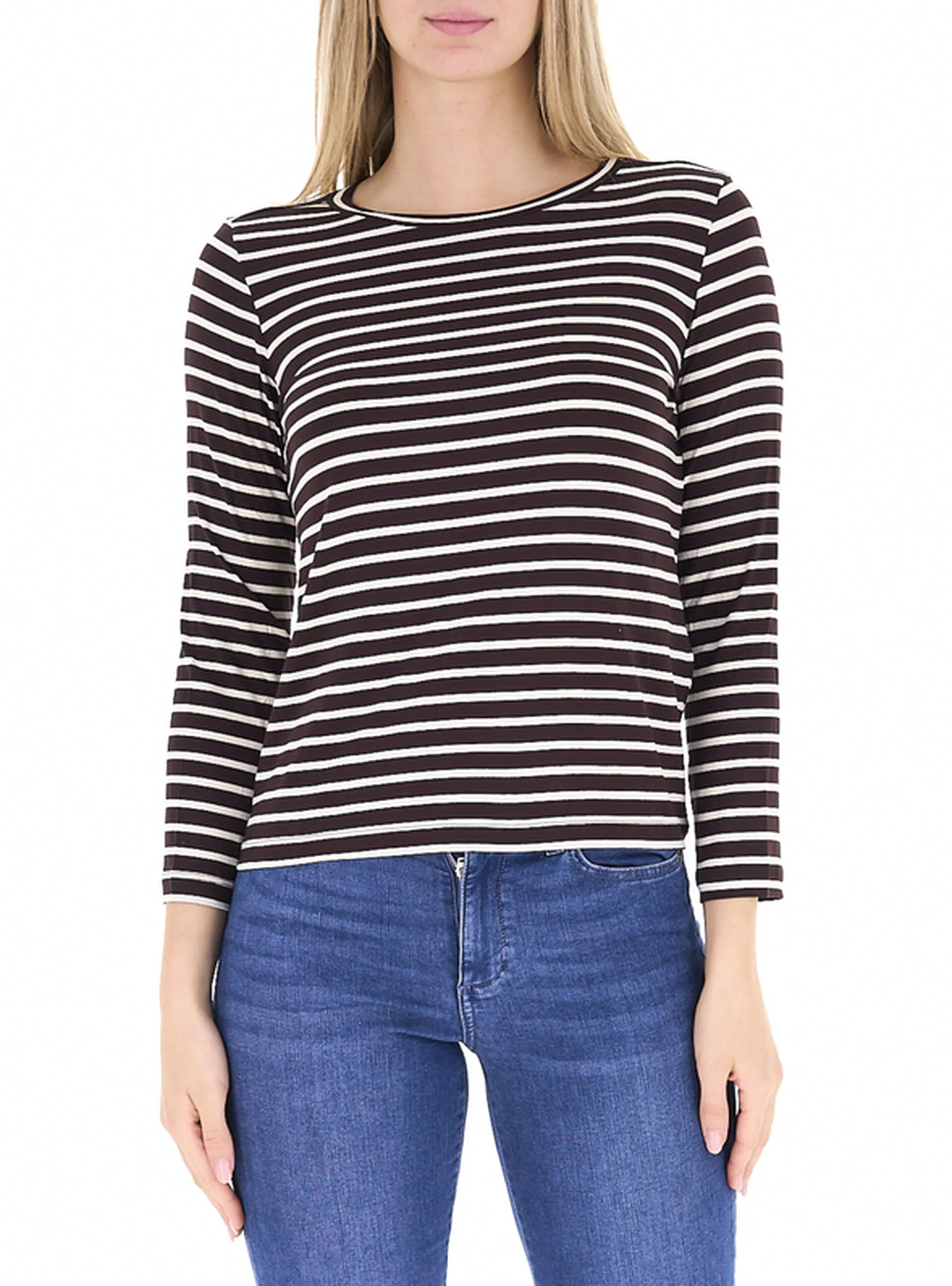 T-shirt in viscosa TESTA DI MORO L - EMME MARELLA - FashionsVida