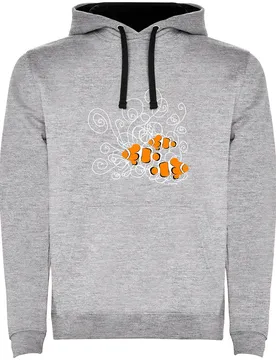 Felpa Con Cappuccio Clownfish