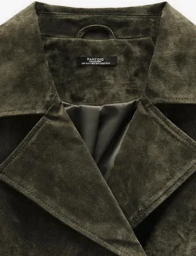 Chaqueta de mujer 100% piel con cierre de botones - Parfois - FashionsVida