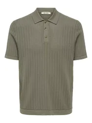 ONSMOON REG 12 SS POLO KNIT NOOS male