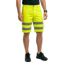 Shorts De Travail Altair Yellow Fluo L