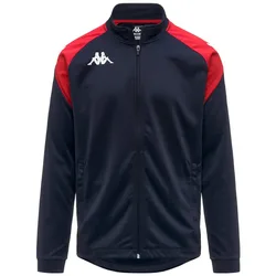 Sweat-shirt à Zip Lenno Blue Marine / Red L