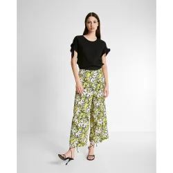 Pantalones palazzo de mujer con estampado de koalas