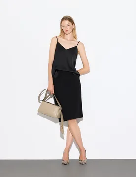 Falda corta recta básica - Woman El Corte Inglés - FashionsVida