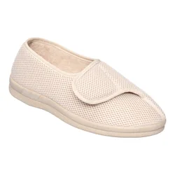 Bequem-Klettschuh H-Weite „Birgit“ 37 beige