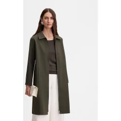 Gabardina de mujer neopreno con bolsillo laterales y cremallera bidireccional