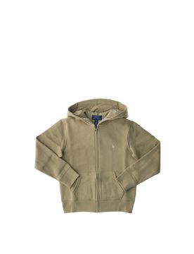 Felpa con cappuccio POLO BOYS SABBIA M