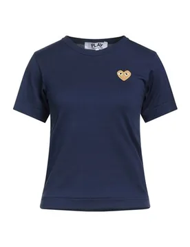 Camiseta Mujer Azul marino L,S Mujer - Comme Des Garçons Play - FashionsVida