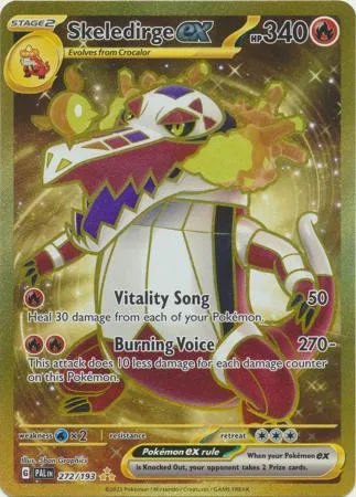 Pokemon SV Paldea Evolved 272/193 Skeledirge ex (Secret Rare) - Pokémon - FashionsVida