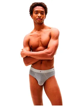 Boxers Um0um03471 Brief 3 Unités Black / TH White 2XL