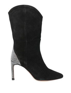 Botines de caña alta Mujer Negro 38,39 Mujer