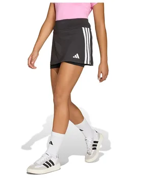 Minigonna Train Essentials 3 Stripes Shorts Black / White 13-14 Anni - Adidas - FashionsVida