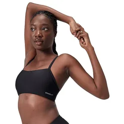 Solid Recordbreaker Bikini Top Anthracite L Women