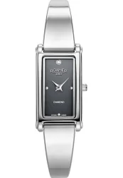 Womens 866845-41-55-20 Ladies Elegance Diamond Watch - Silver - One Size