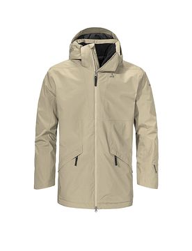 Parka d'hiver Malkay à capuche camel 54