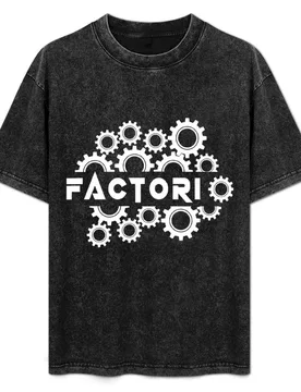 Factorio engineer game T-Shirt Retro Style Print Casual Top - Aliexpress - FashionsVida
