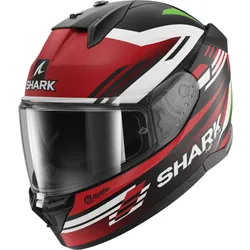 Casco Moto Integrale D-SKWAL 3 FIRSTLAP Mat Nero Rosso taglia L