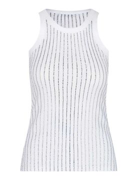 The Attico Top Con Cristalli