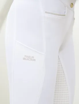 Damen Reithose VALLY GR Grip Ganzbesatz white 42 - Pikeur - FashionsVida