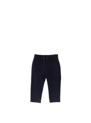 Pantalone misto cotone BLU SCURO 4A