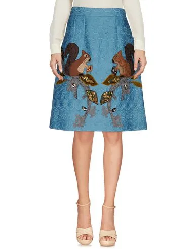 Dolce&Gabbana Falda midi Mujer Azul 36 Mujer - Dolce & Gabbana - FashionsVida