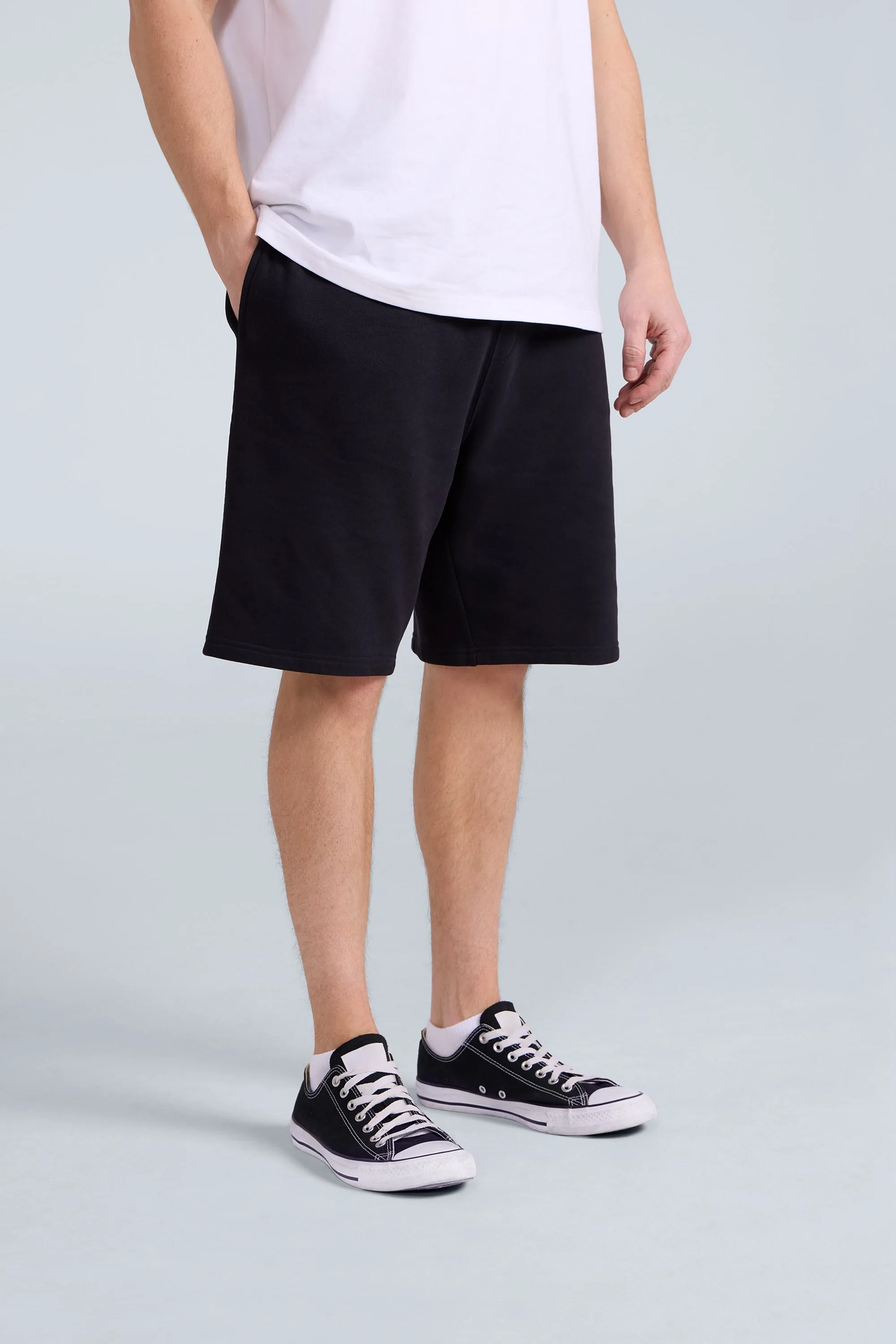 Driver Mens Jogger Shorts - Black - Black - Size: XXL - Animal - FashionsVida
