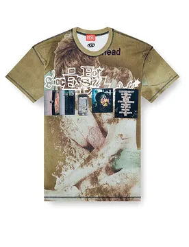 Diesel T-Shirt olive M - Diesel - FashionsVida