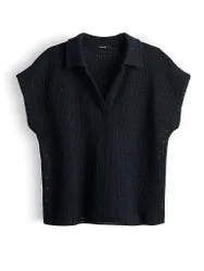 Poloshirt SOMONA schwarz 44 damen